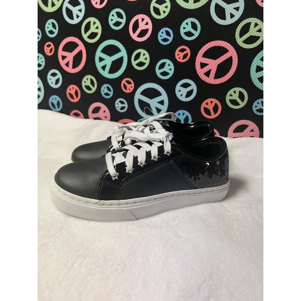 Sequins School Shoes Memory Foam Kid Size 3